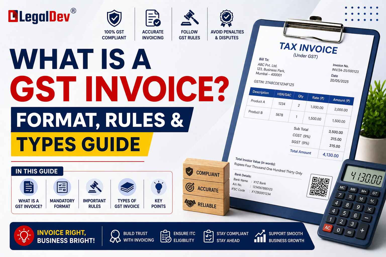 GST Invoice: Fields, Types & Rules
